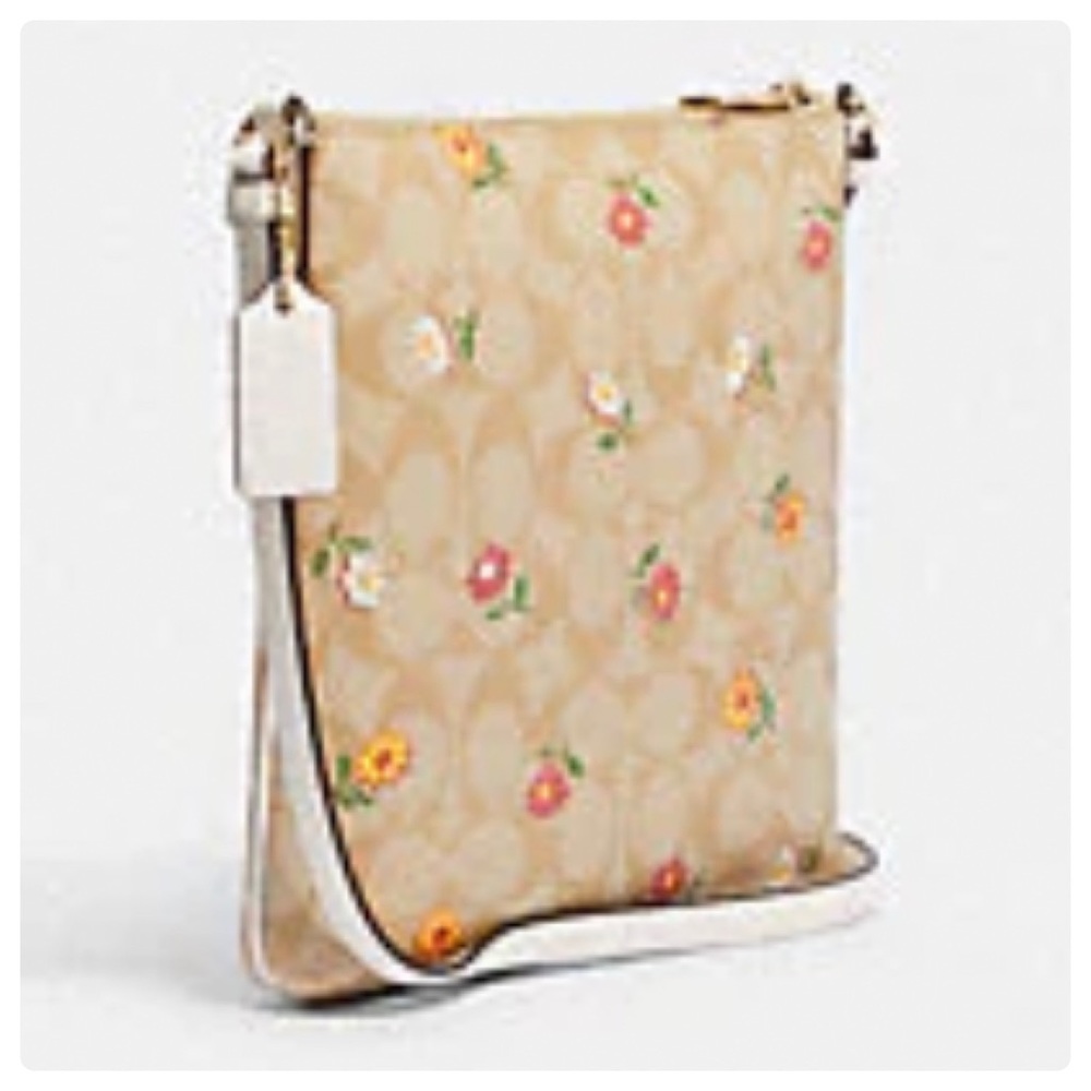 ❤️NEW COACH Mini Rowan file bag nostalgic ditzy bag purse 110 - Picture 3 of 6